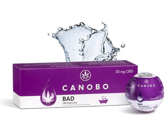 Canobo - CANOBO BAD - CBD Badekugel (3er Pack) - Mit beruhigendem Lavendel & CBD